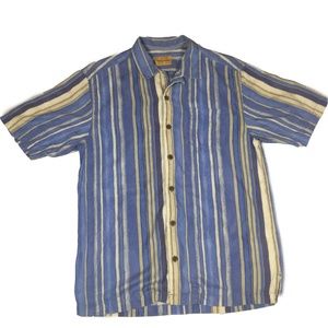 Tommy Bahama MultiColor Stripe Short Sleeve SzM